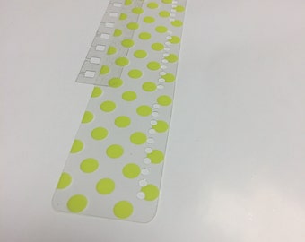 IWP yellow polka dot bookmark