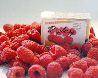 Handmade Raspberry Soap