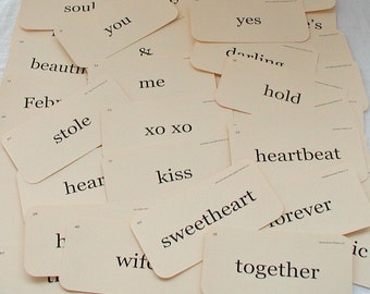 Sweet Valentine Flash Card Set