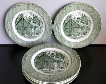 Royal China Co. (USA) Old Curiosity Shop Dinner Plate - 6 Available!!