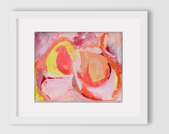 Giclee Print of original painting: Petals
