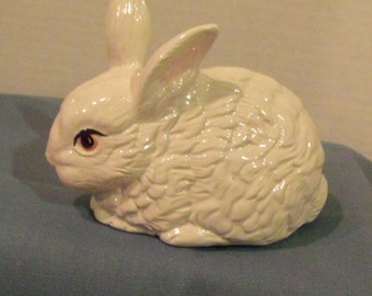 Rabbit in White Porcelain