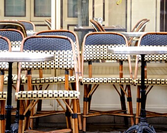 Paris Photography, “Dejeuner” Paris Print, Large Art Print Fine Art Photography, Affordable Art for College Student Gift, French Major Gift