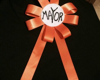 Nightmare Before Christmas Mayor Ribbon