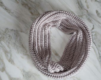 Ribbed Infinity Scarf