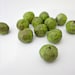 Handmade Old Gold and Green Rustic Paper Mache Beads, 10 pcs: Wasabi MADE TO ORDER