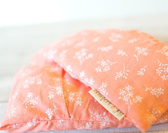 Lavender Eye PIllow Orange Spa Gift Relaxation Yoga Prop Savasana Meditation Sleep Aid Flax Pillow