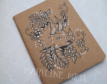 Sketchbook - notebook Kraft "Triceratops"