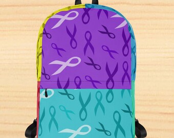 Awareness Ribbon Blocks Backpack