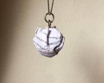 Lord of the Rings: The Fellowship of the Ring - Paper Ball Pendant