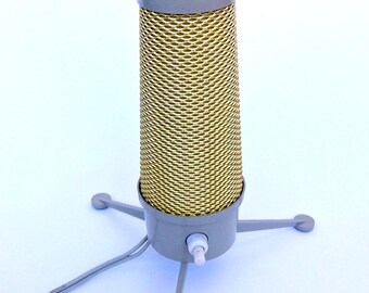 Space age rocket atomic lamp