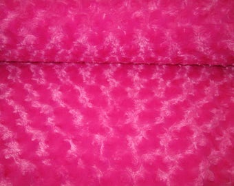 Minky crushed style, very soft pink fur
