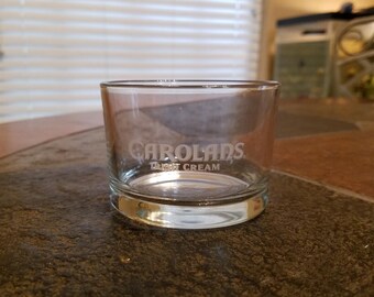 CAROLANS Irish Cream whiskey glass