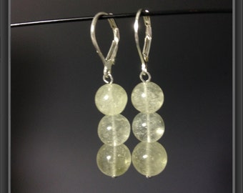 Libyan Desert glass earrings