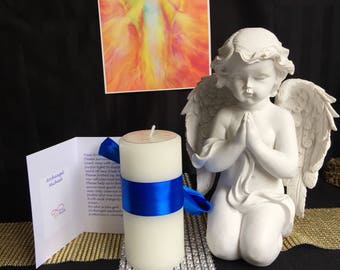 Pure angels prayer & candle pack archangel michael