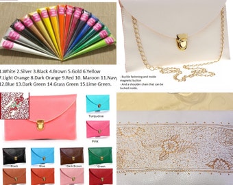Mehndi Henna Wedding Clutch