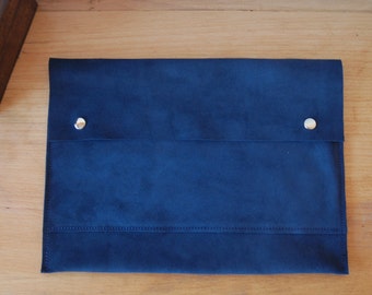 NEW 12 inch MacBook case 12 inch MacBook sleeve MacBook 12 case MacBook 12 sleeve leather MacBook 12 inch case - blue marine leather