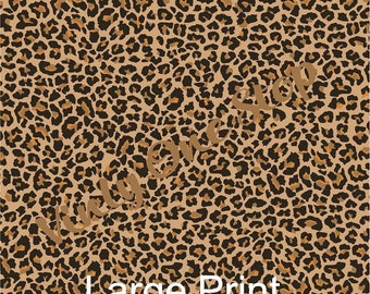 Cheetah Print HTV (Heat Transfer Vinyl) or Oracal 651