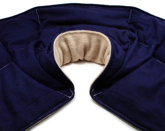 Neck Heat Wrap Shoulder Wrap Hot Cold Pack, Gift for Him, Gift for Dad, rice bag heating pad microwaveable, Eco Friendly Reusable, Natural