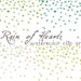 4x Digital Clipart ,Watercolor Hearts, Rainf of Hearts, Confetti, Green Heart