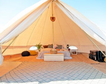 Canvas Bell Tent 16 ft round Festival Tent-Yurt-Bohemian Style-Garden boho style chic,weddings