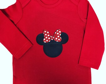 Minnie Mouse Onesie Bodysuit