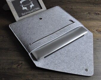 Felt 2017 Macbook Pro 13 sleeve, Macbook Pro 13 case, Macbook Sleeve, New Macbook 13 Pro case, Laptop case Laptop sleeve, macbook case