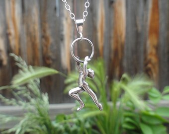 Sterling hooper necklace - In Flow