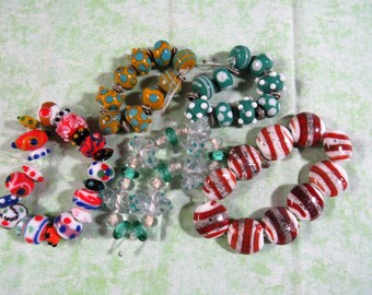 1 Handmade Lampwork Glass Bead Set (B426)