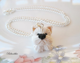 West Highland White terrier necklace