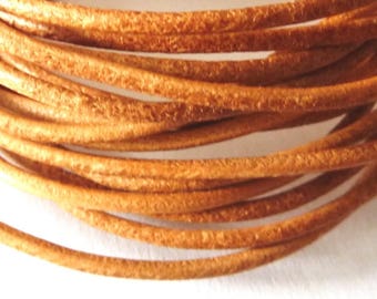 1 m leather cord 2 mm natural PR06
