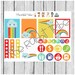 Weekly sticker set - rainbows - planner stickers