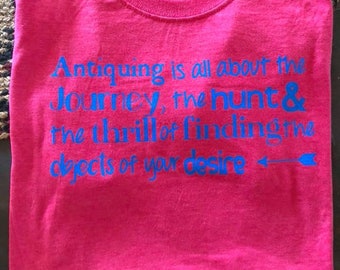 Antiquing Size SMALL tee shirt