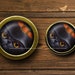 Cat / Retro Bronze Round Dresser Knobs / Cabinet Knobs / Furniture Knobs / Φ37mm / Φ32mm / 5 Colors Available