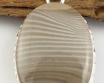 NATURAL GREY STRIPED flint, heart pendant, fossil, Poland, natural stone, jew31.2 diamond