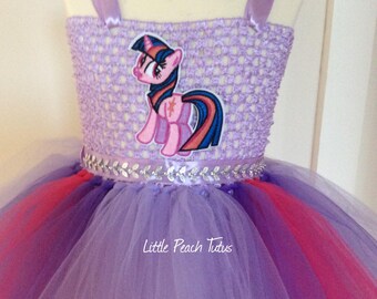 Twighlight Sparkle InspiredTutu Dress