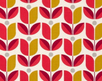 54036 - Joel Dewberry Flora Tulip in Poppy color - 1/2 yard