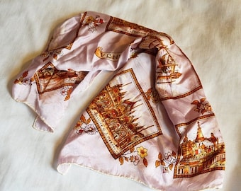 ON SALE: Beautiful Vintage Souvenir Scarf - Venice