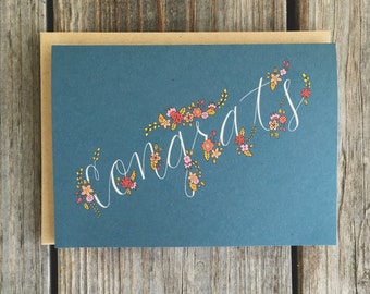 Graduation Card, College Graduation Card, Congratulations Card