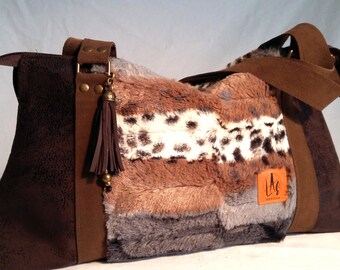 Tote bag, hand bag, stamped bag, fabric bag, two handles bag, hair bag,