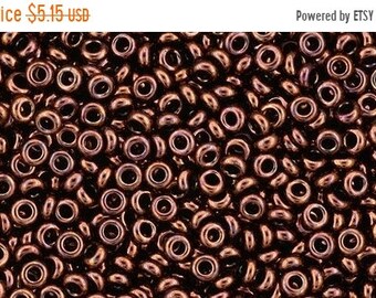 ON SALE Demi Rounds, 11/o Toho Seed Bead, Dark Bronze, (TN-11-222), 2.5" tube