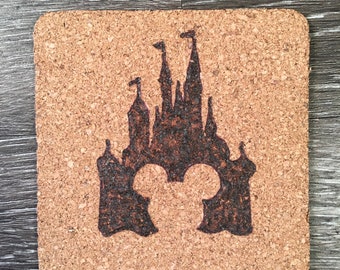 4 Inch Castle Coasters- Set of 3