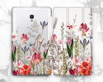 Wildflowers Art 8 inch tablet case floral Samsung case tab 10.1 case Samsung s3 stand Samsung s2 9.7 case galaxy tab a Samsung cover 10 inch