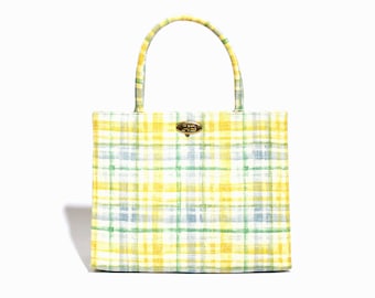 Vintage Plaid Handbag