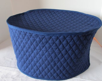 Navy Blue Oval Crock Pot Kitchen Small Appliance Covers Made to Order