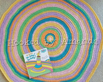 Dr. Seuss - "Oh, the Places You'll Go!" - baby blanket - baby shower gift - New Baby Present - unique gift - Pastel colors