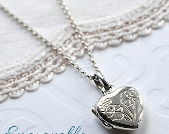 Sterling Silver Sweet Heart Locket