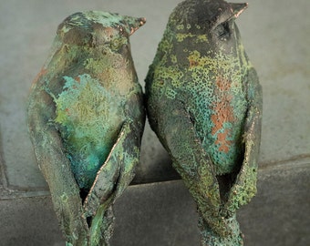 Copper Bird with Patina Finish