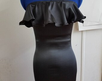 Strapless - Marilyn - Monroe - Jane - Mansfield - pinup - retro - vintage - style - stretch - wiggle - dress