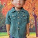 Green Short Sleeve Lumber Shirt for Slim 18" Dolls